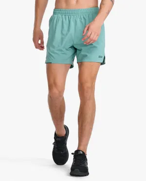 2XU Aero 5 Inch Men's Running Shorts (Raft/Pine Reflective)