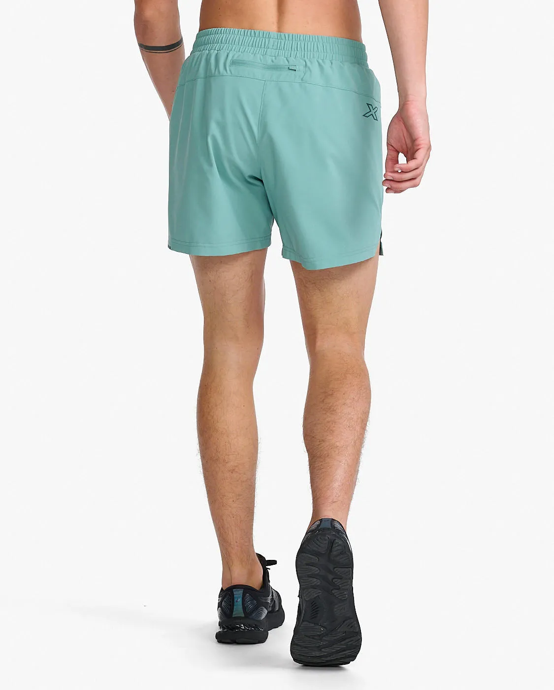 2XU Aero 5 Inch Men's Running Shorts (Raft/Pine Reflective)