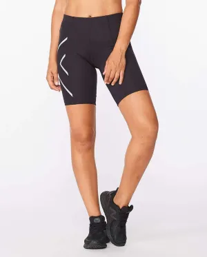 2XU Core 4 Inch Women's Compression Shorts (Black/Silver)