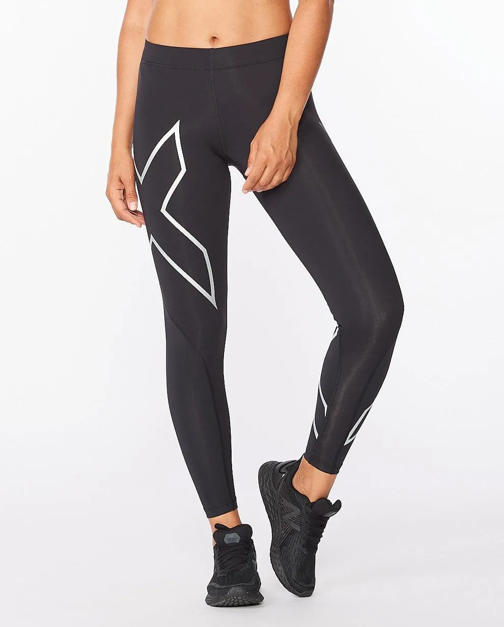 2XU Core Women's Compression Tights (Black/Silver)