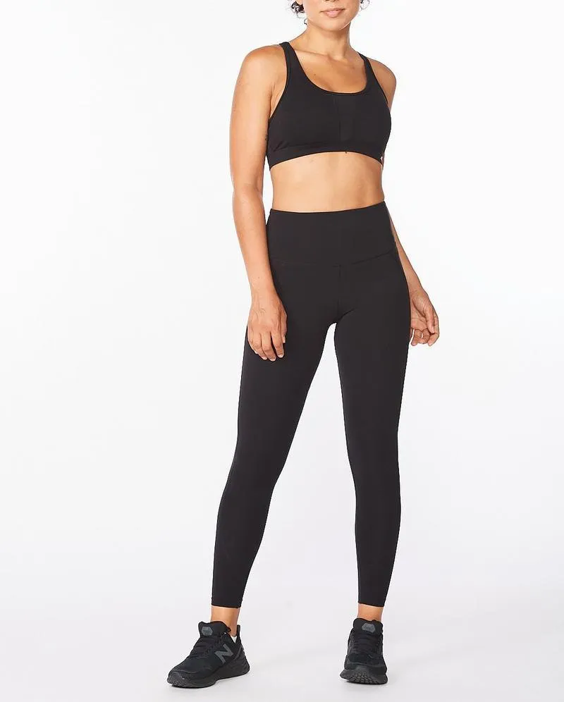 2XU Fitness Hi-Rise Women's Compression Tights (Black/Black)