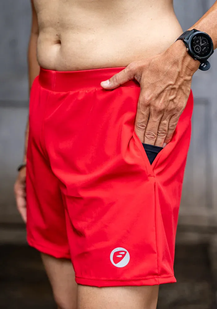 Apace 5 inch Men's Running Shorts (Fire)