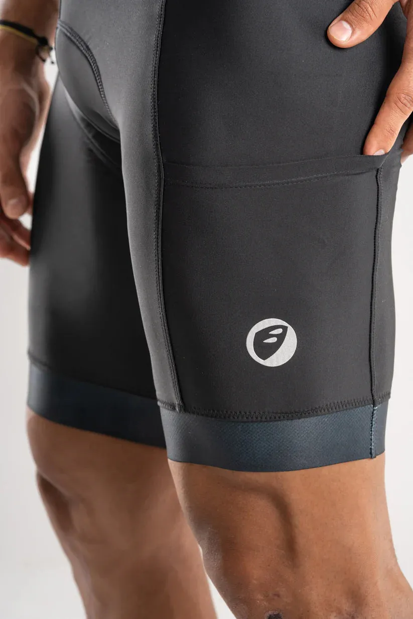 Apace Explore Men's Cycling Bibshorts (Ebony)
