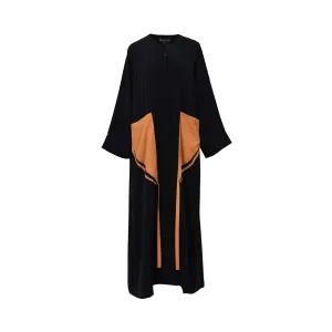 Aquillora Women's Jet Black Abaya