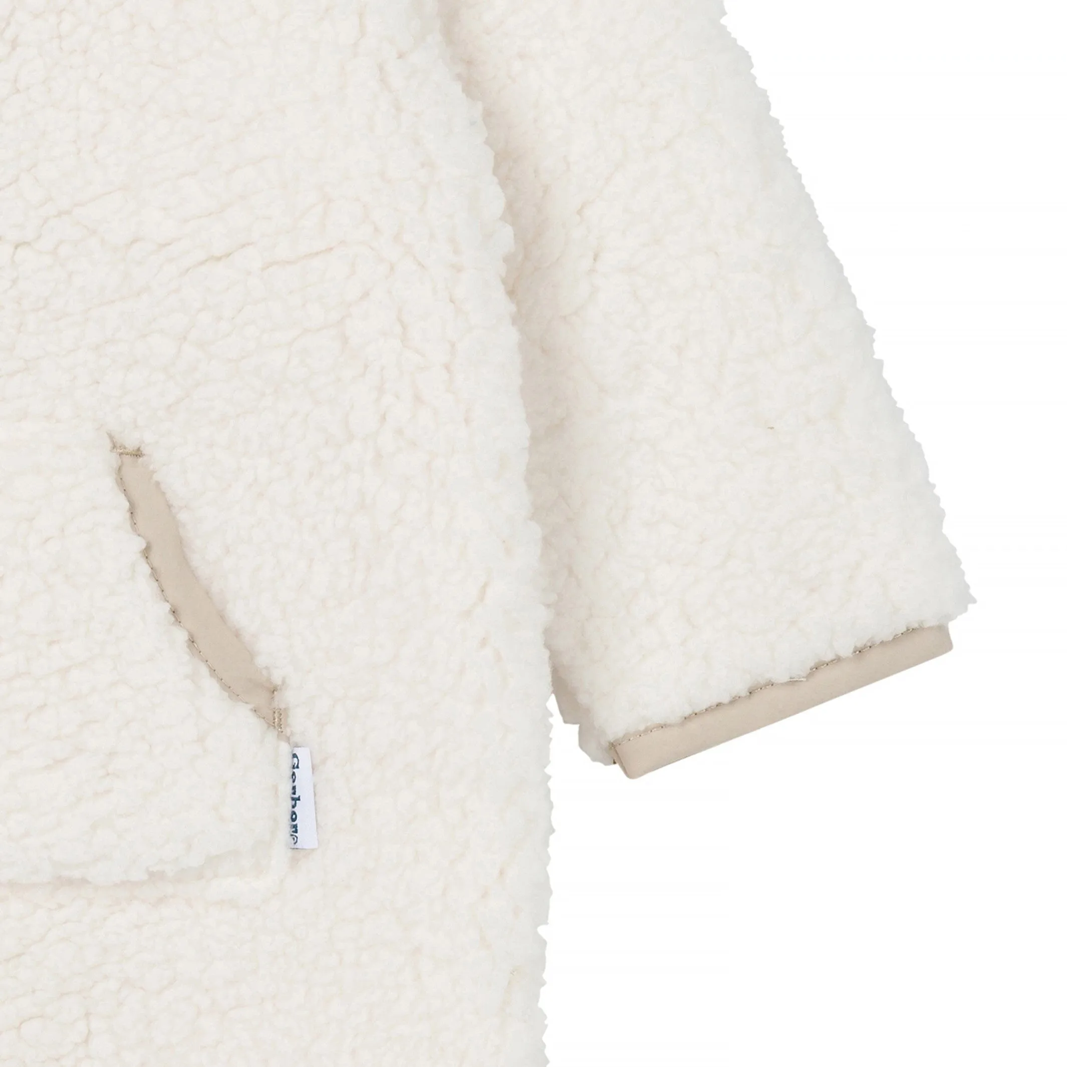 Baby Neutral Ivory Sherpa Romper Gerber Childrenswea