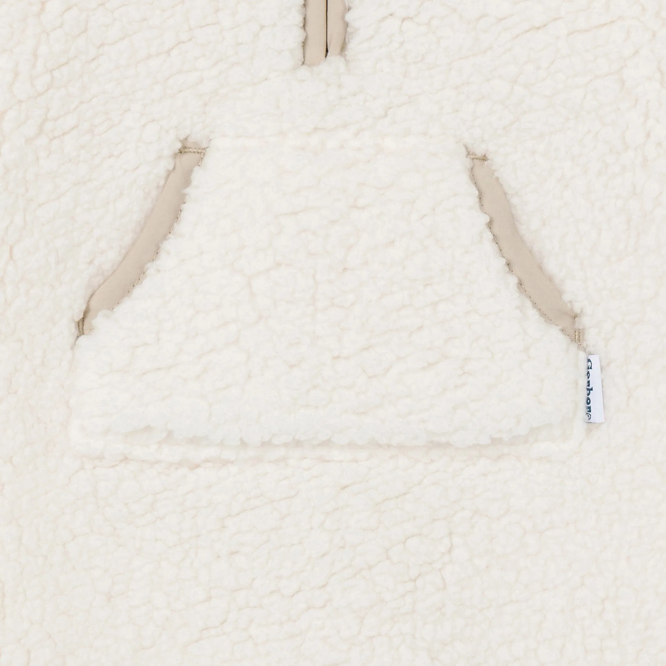 Baby Neutral Ivory Sherpa Romper Gerber Childrenswea