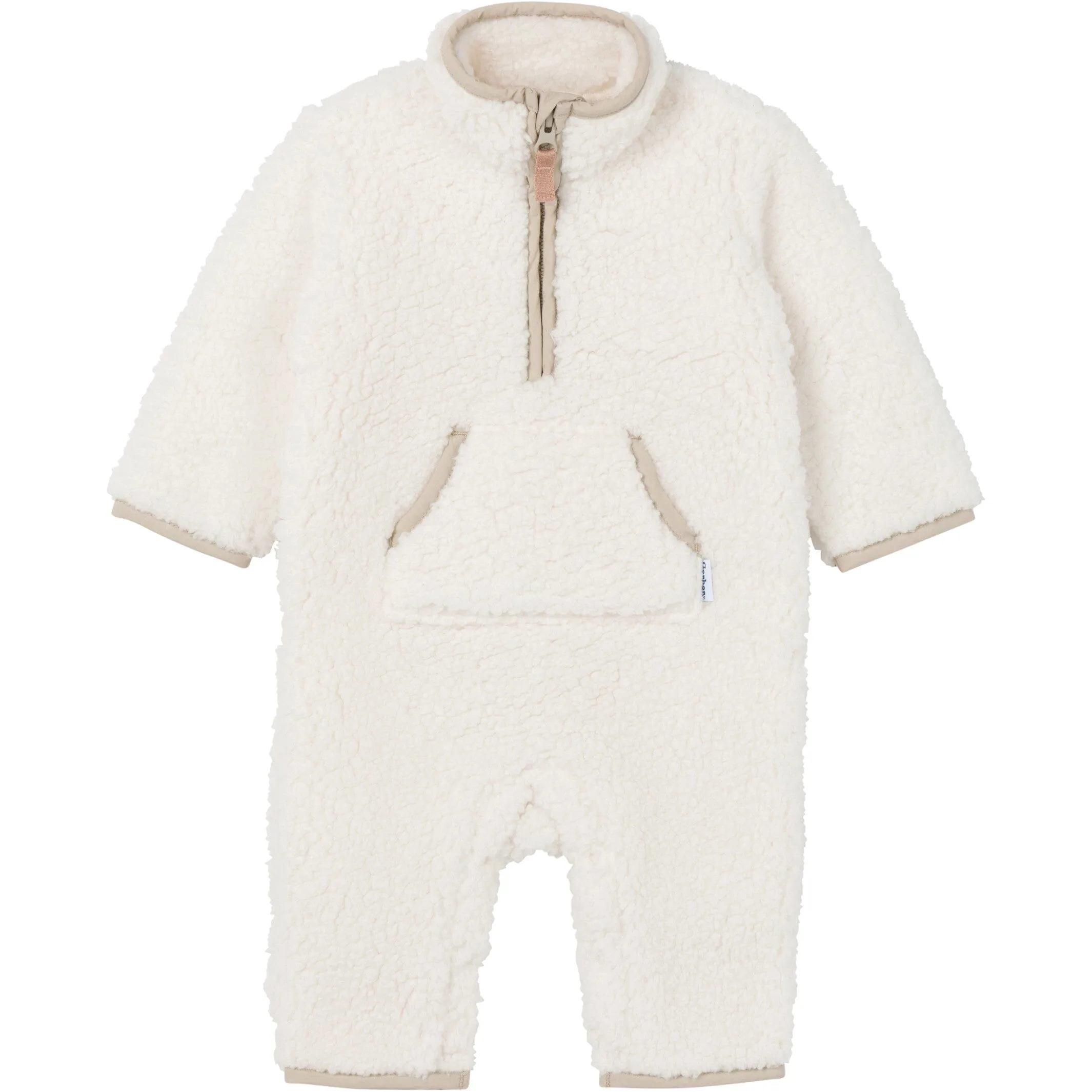 Baby Neutral Ivory Sherpa Romper Gerber Childrenswea
