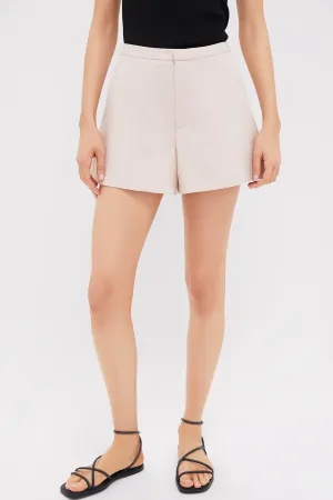 Beige Hallie Shorts