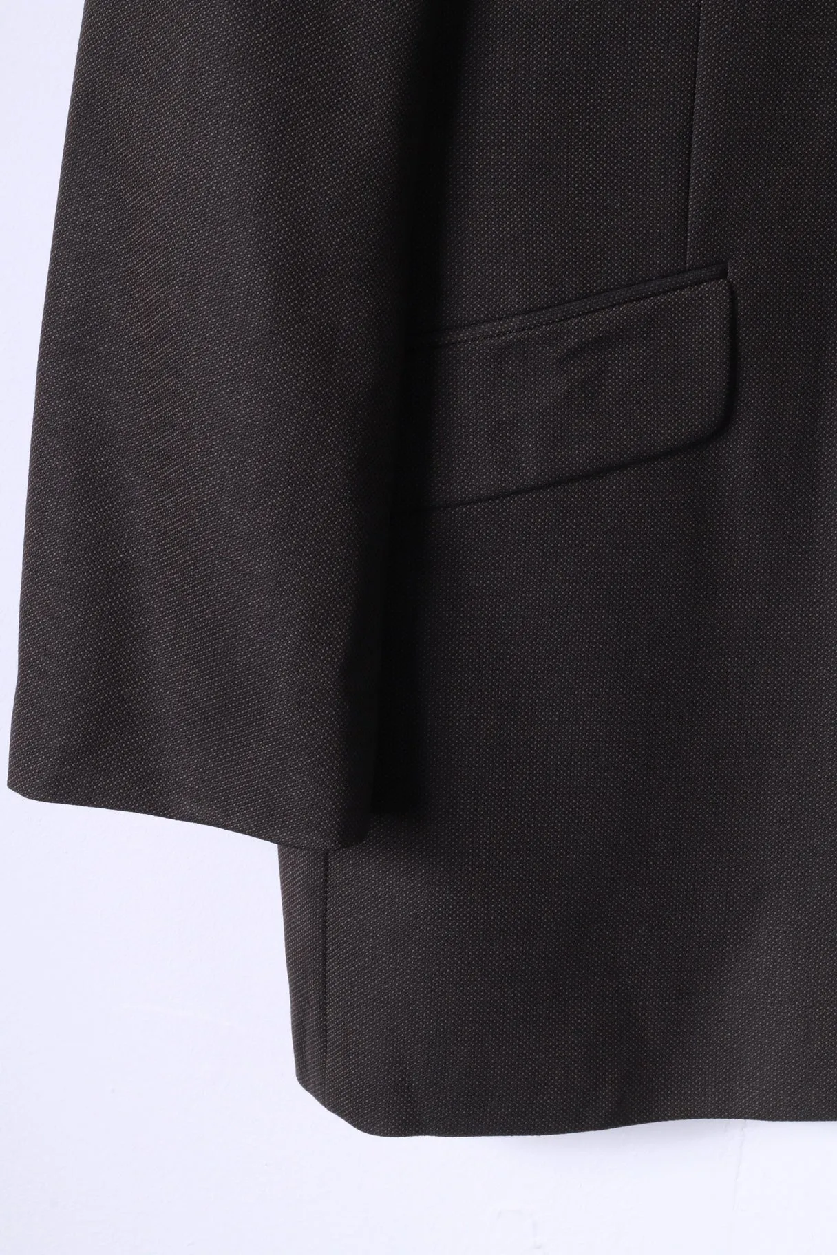 Ben Sherman Men 40 102cm Blazer Brown 100% Wool Single Breasted Classic Jacket
