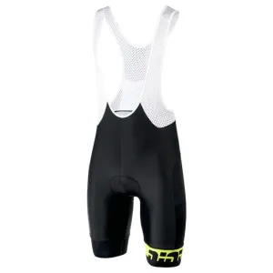 Bioracer Team 2.0 Womens Cycling Bibshorts (Black/Fluo Yellow)