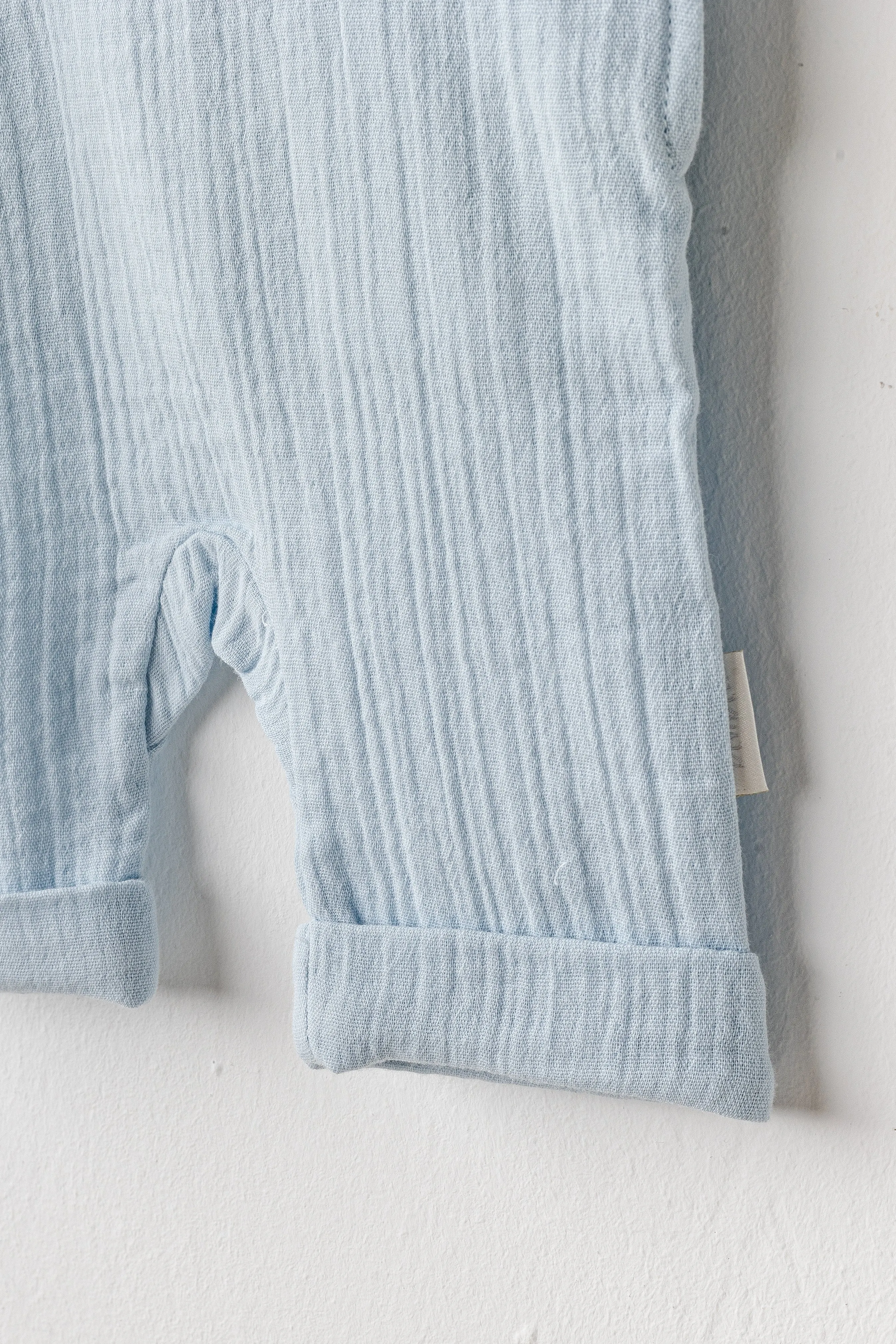 Blue Ocean Muslin Jumpsuit Set