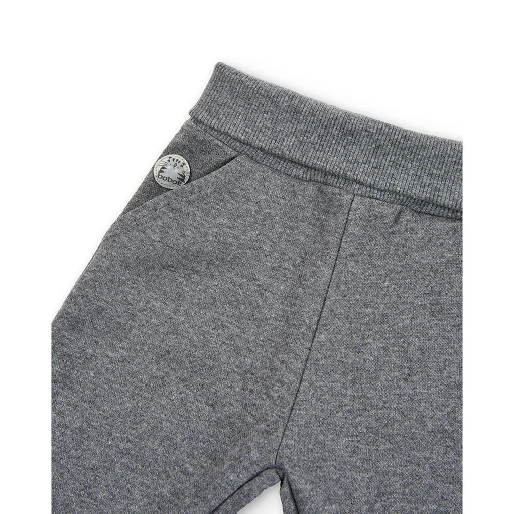 Boboli-grey-Trousers knit for baby boy-125176-8125