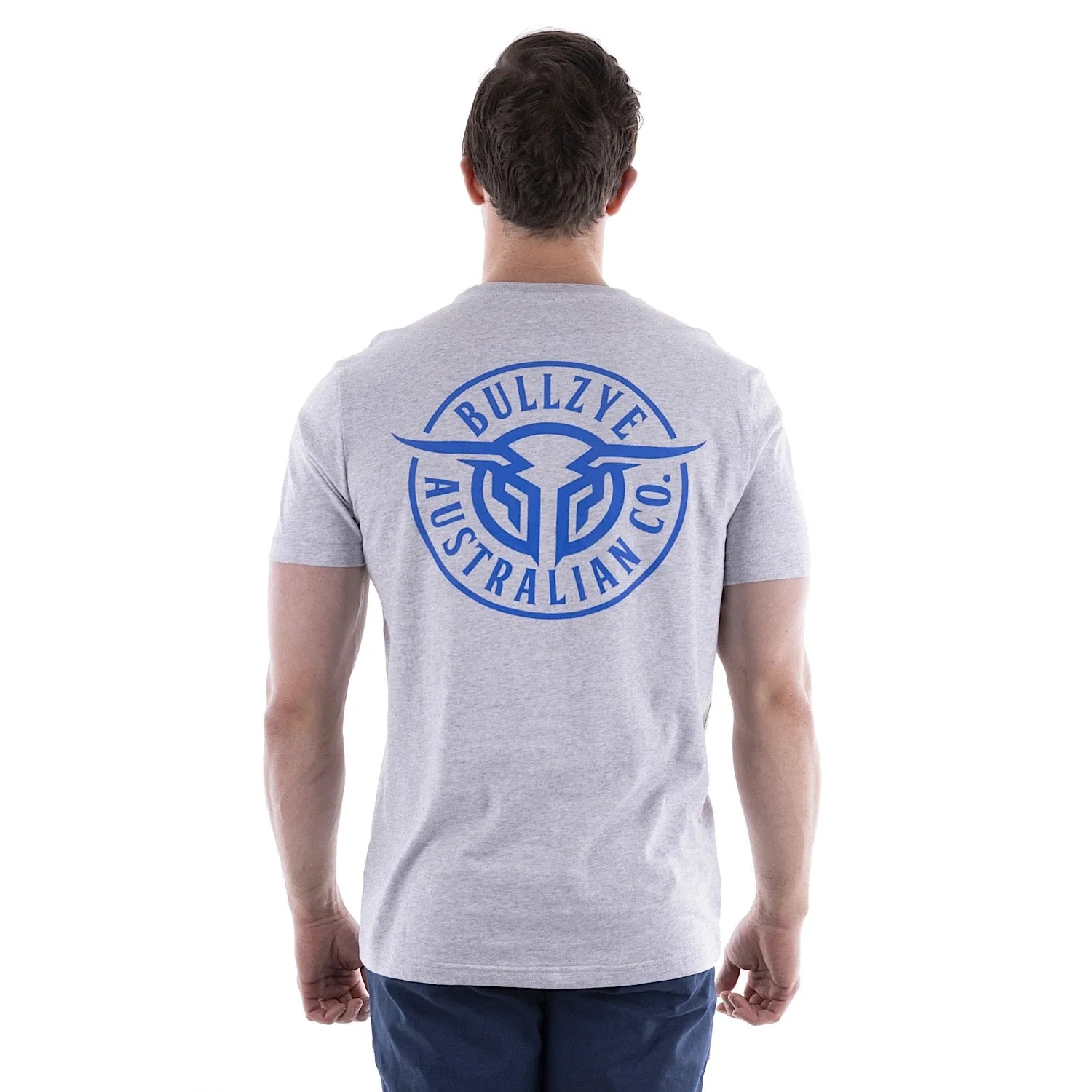 Bullzye Men's Bullring Tee - Grey Marle