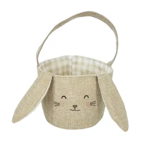 BUNNY EASTER BASKET - TAUPE