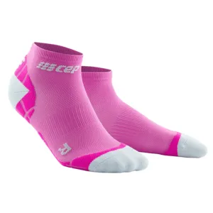 CEP Compression Ultralight Low Cut Women's Compression Compression Socks (Pink/Light Grey)
