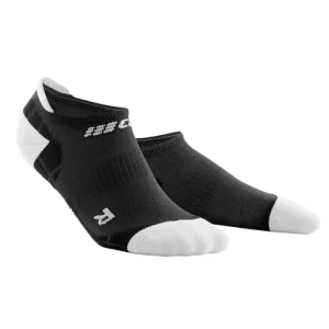 CEP Compression Ultralight No Show Women's Compression Socks (Black/Light Grey)
