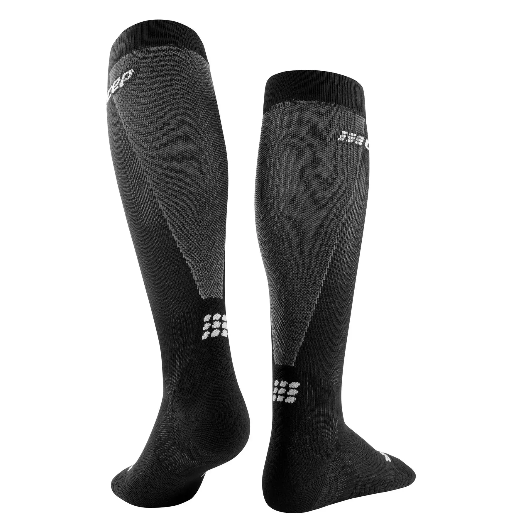 CEP Compression Ultralight Tall Men's Compression Socks (Ultralight Black/Grey)