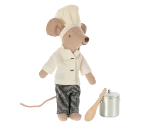 Chef mouse w. soup pot and spoon