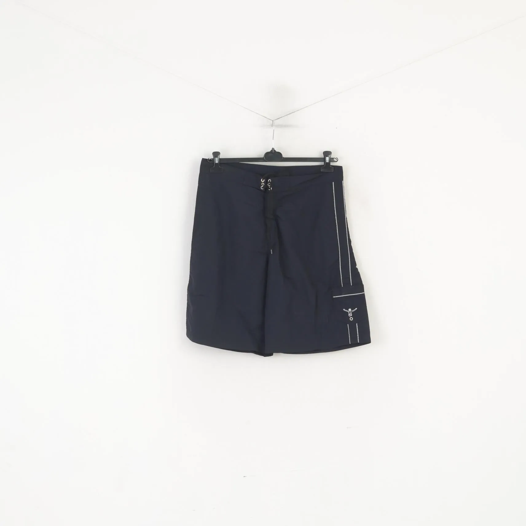Chiemsee Men 32 M Shorts Black Nylon Waterproof Beach Summer Bermuda