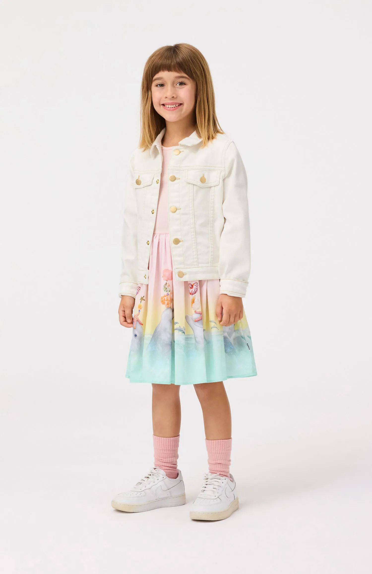 Cissa Wave Jumping Graphic Dress