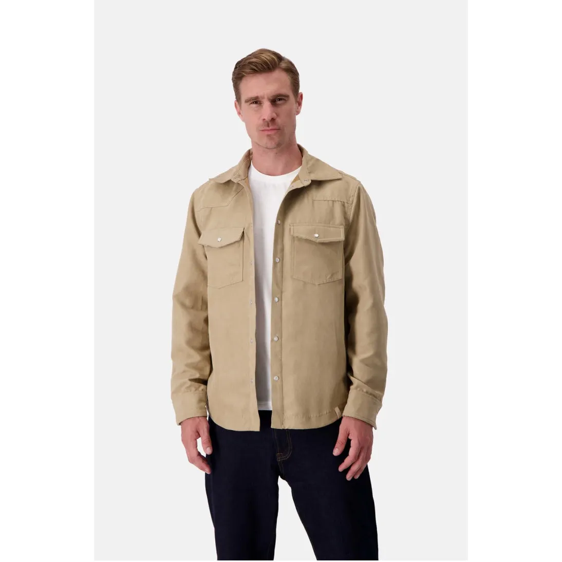 Colours & Sons Vegan Suede Overshirt for Men - 2 Colours