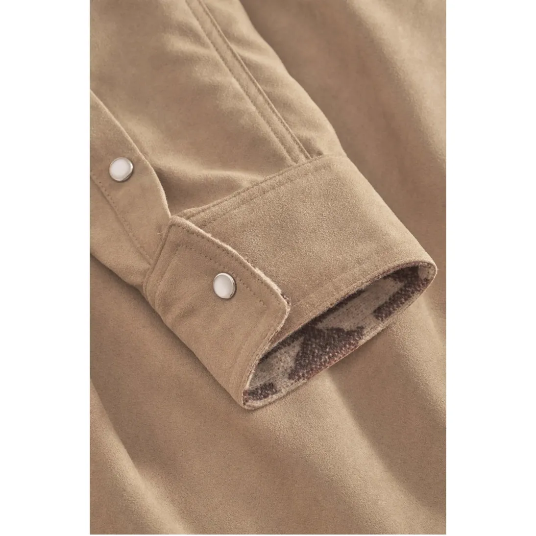Colours & Sons Vegan Suede Overshirt for Men - 2 Colours