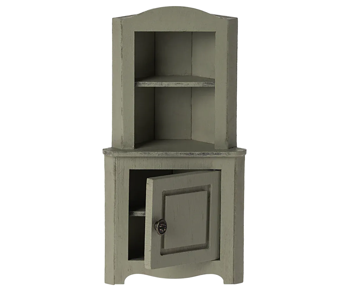 Corner Cabinet, Mouse - Light Green