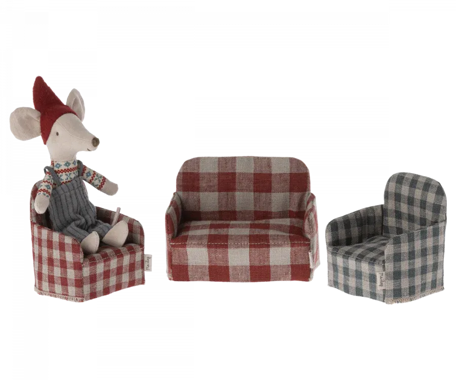 Couch, Mouse Red Check