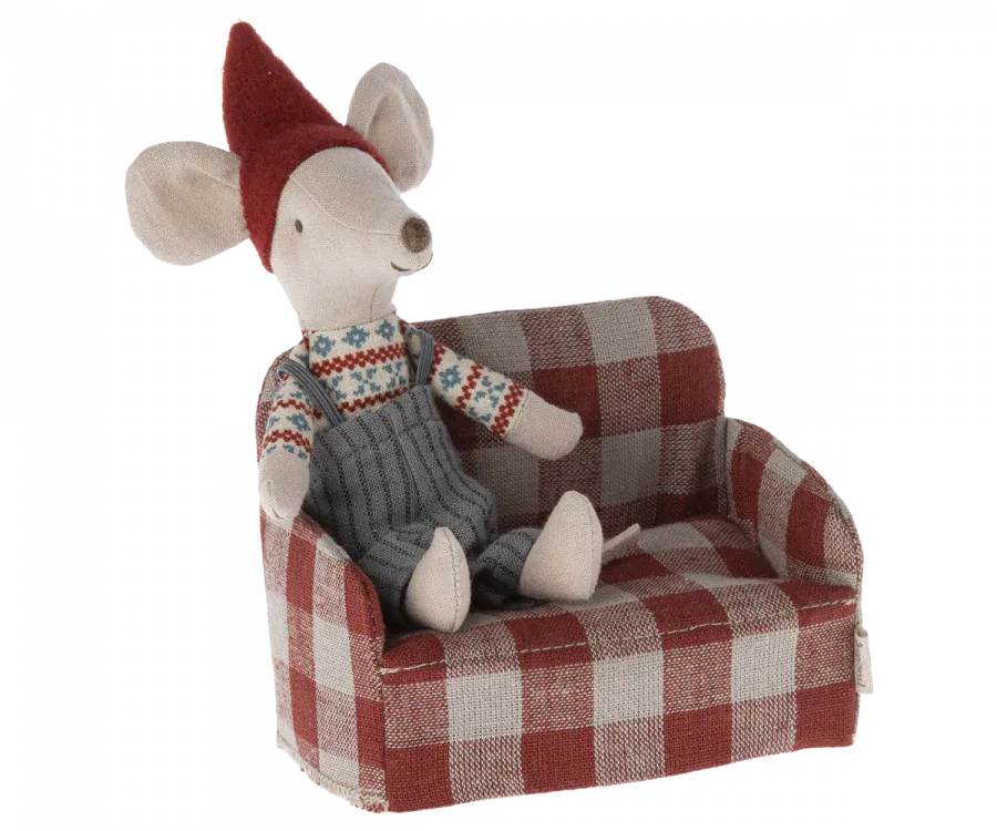 Couch, Mouse Red Check