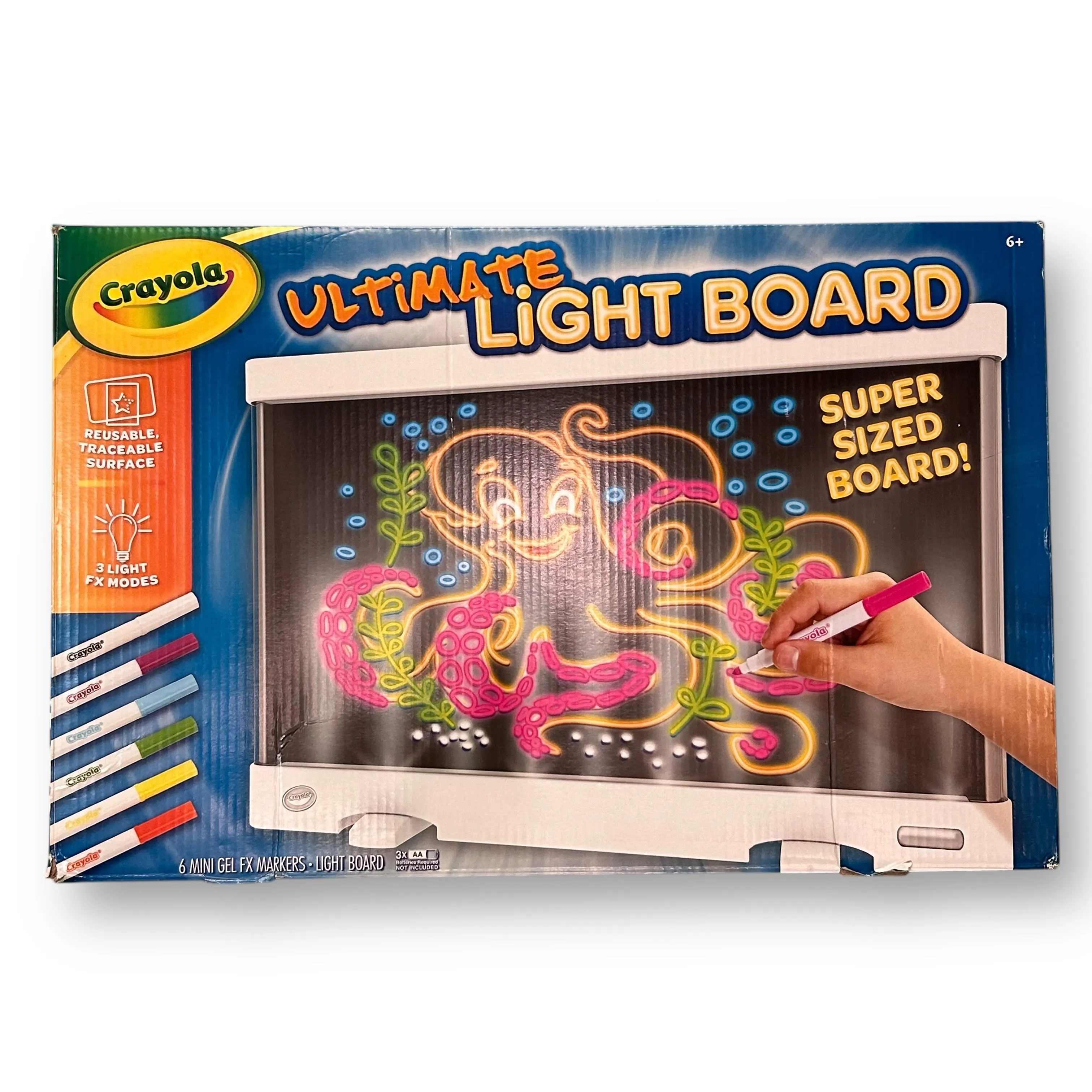 Crayola Ultimate Light Board with 10 Imagine Ink Color! Markers