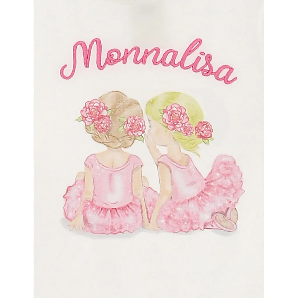Cream Ballerinas Logo T-Shirt