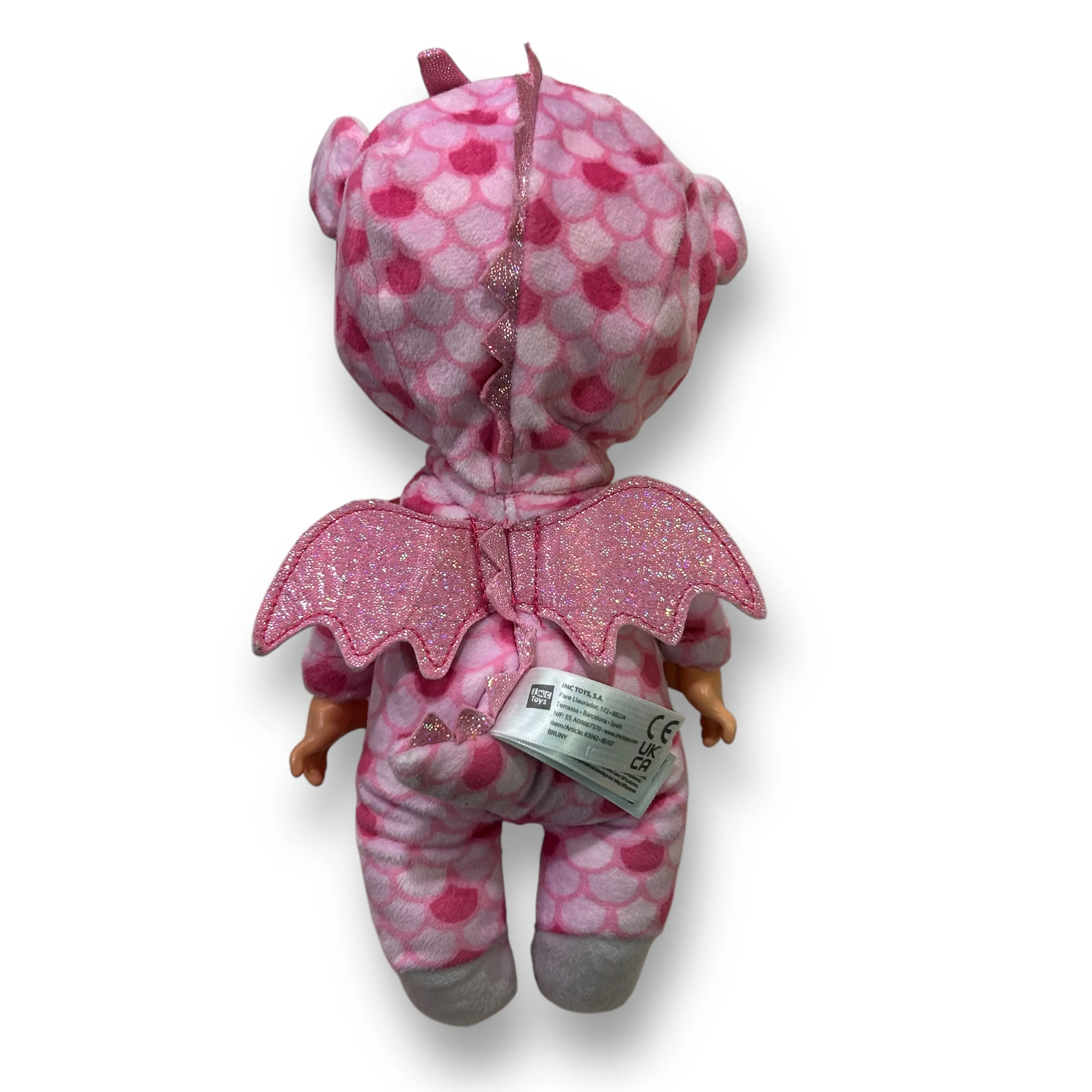 Cry Babies Pink Dragon Soft Body Mini Doll