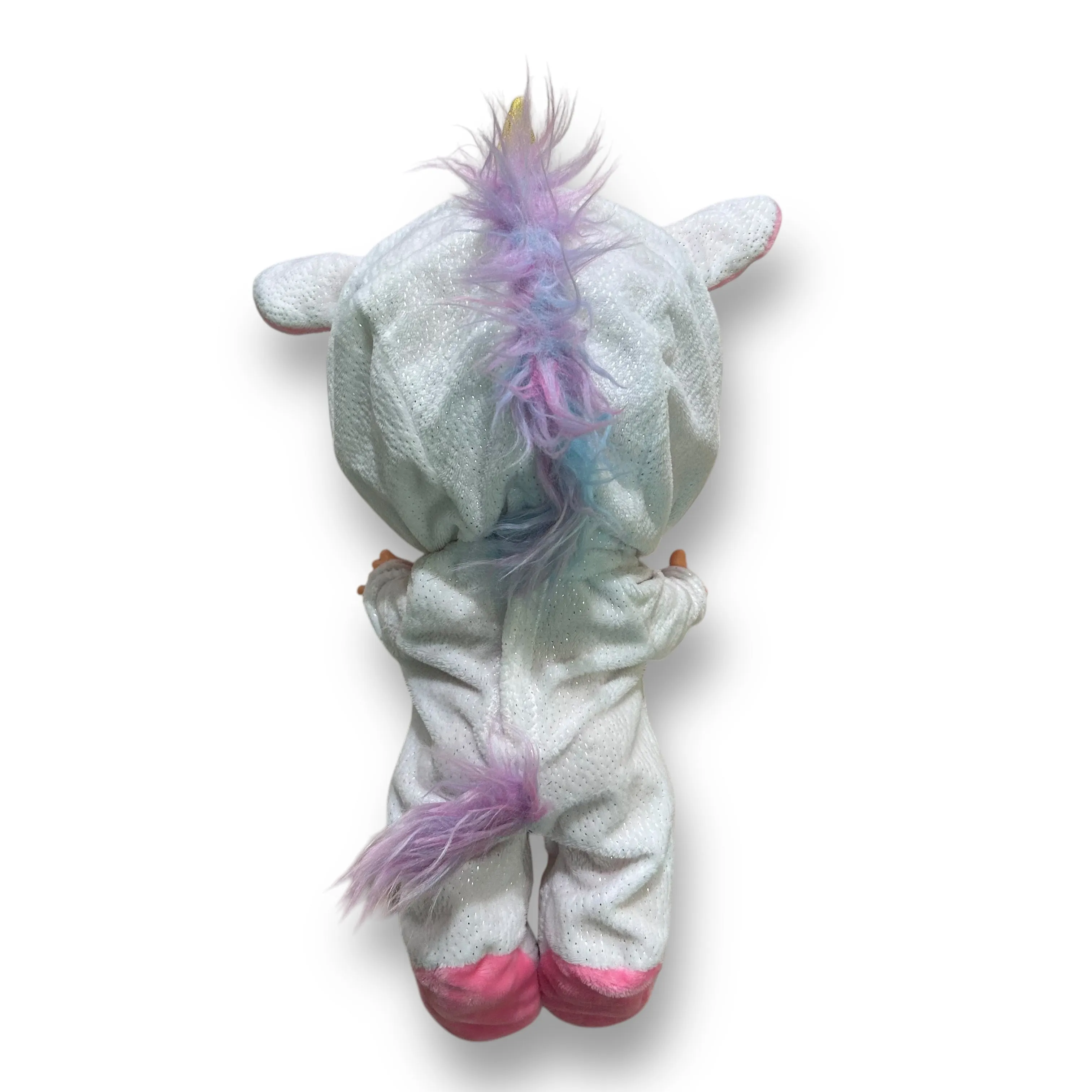 Cry Babies White Unicorn Doll with Pacifier Sounds
