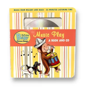 Curious George Music Play Read Along Board Book & CD