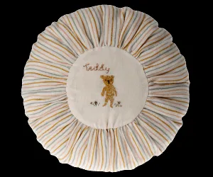 Cushion, Round small - Teddy, striped