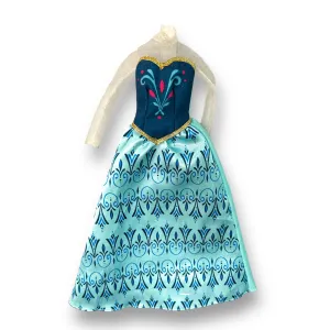 Disney Frozen Princess Anna Barbie Doll Dress