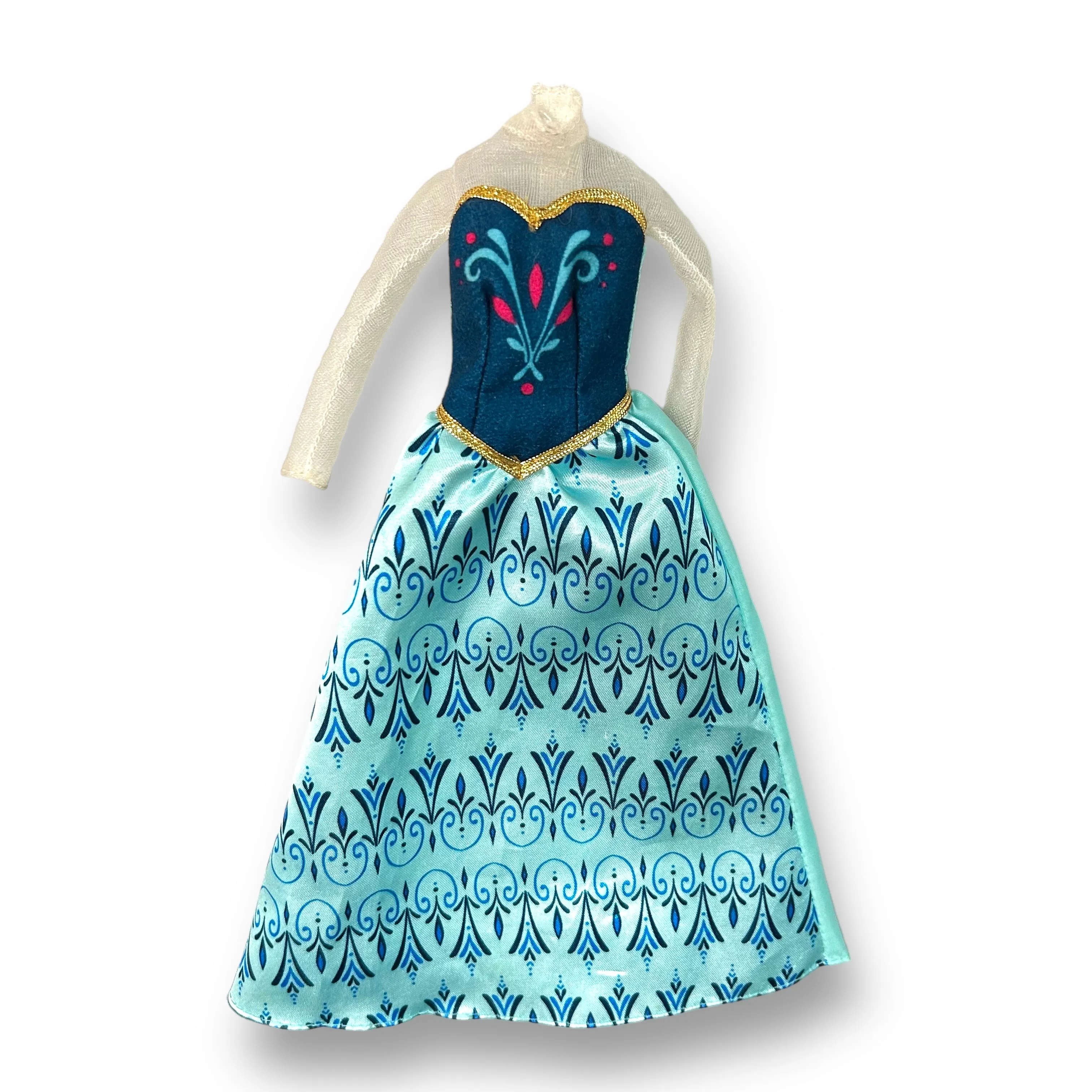 Disney Frozen Princess Anna Barbie Doll Dress