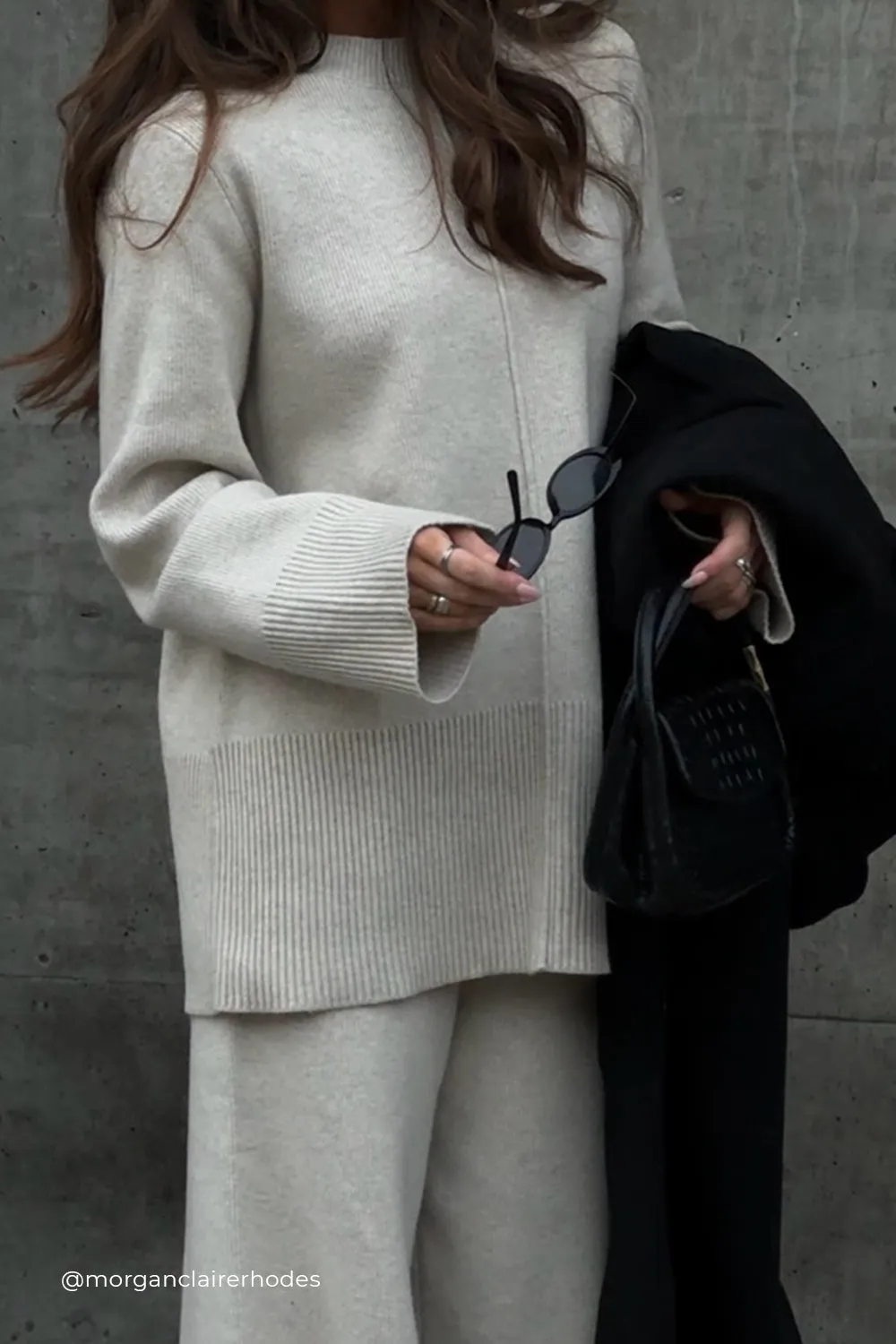 Dissh CLEMENCE OAT MARLE KNIT JUMPER