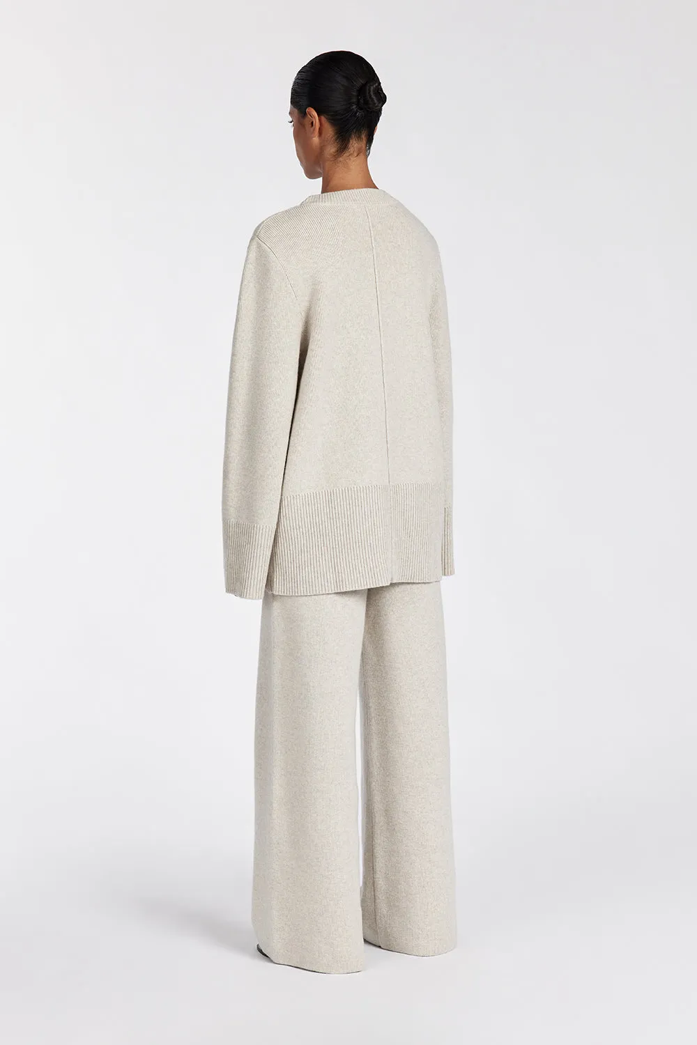 Dissh CLEMENCE OAT MARLE KNIT JUMPER