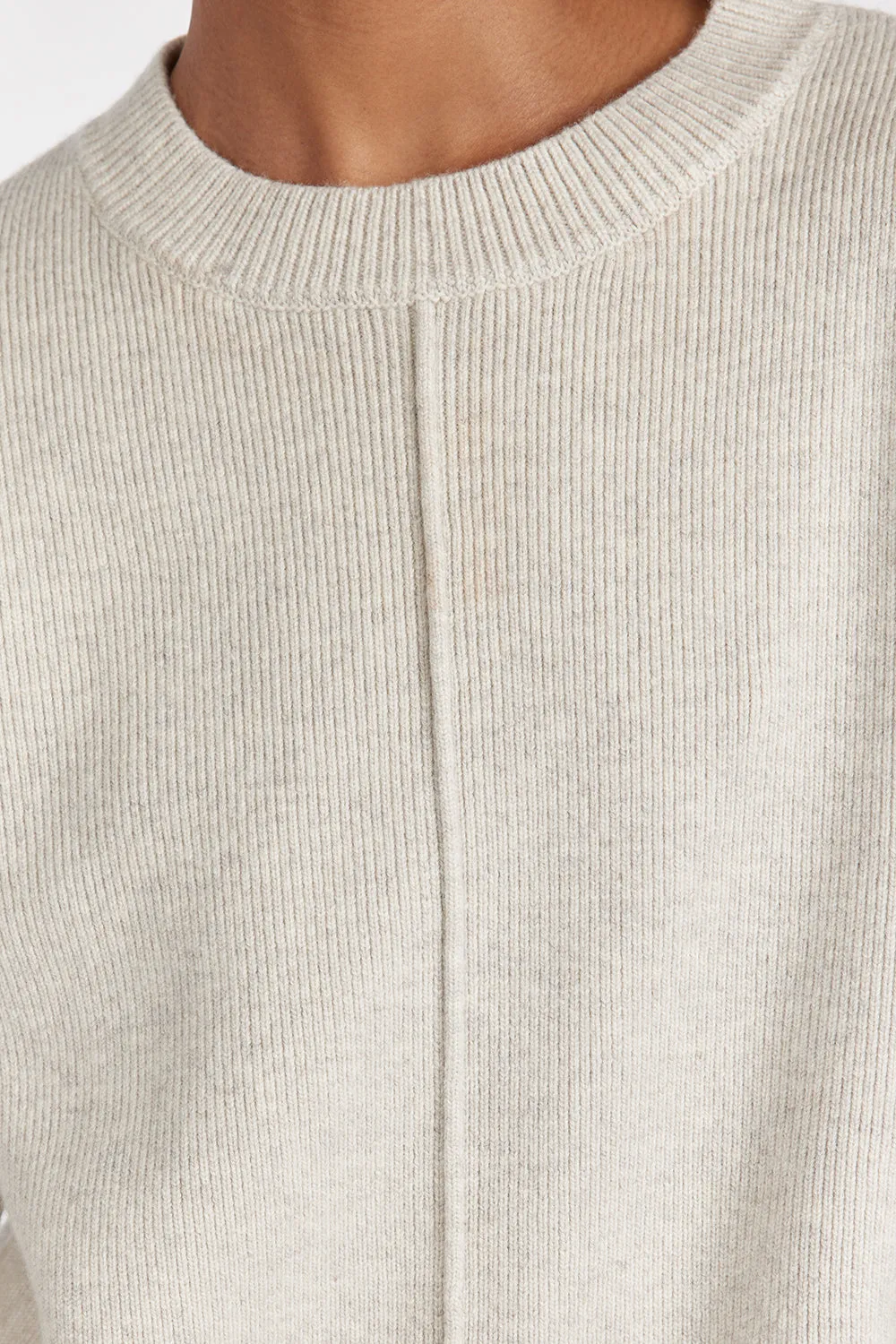 Dissh CLEMENCE OAT MARLE KNIT JUMPER