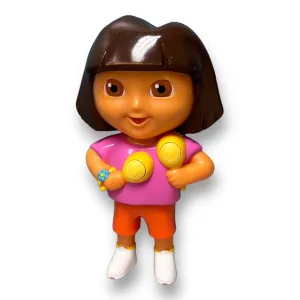 Dora The Explorer Clip-OPn Plastic Figure with Sound, 5"