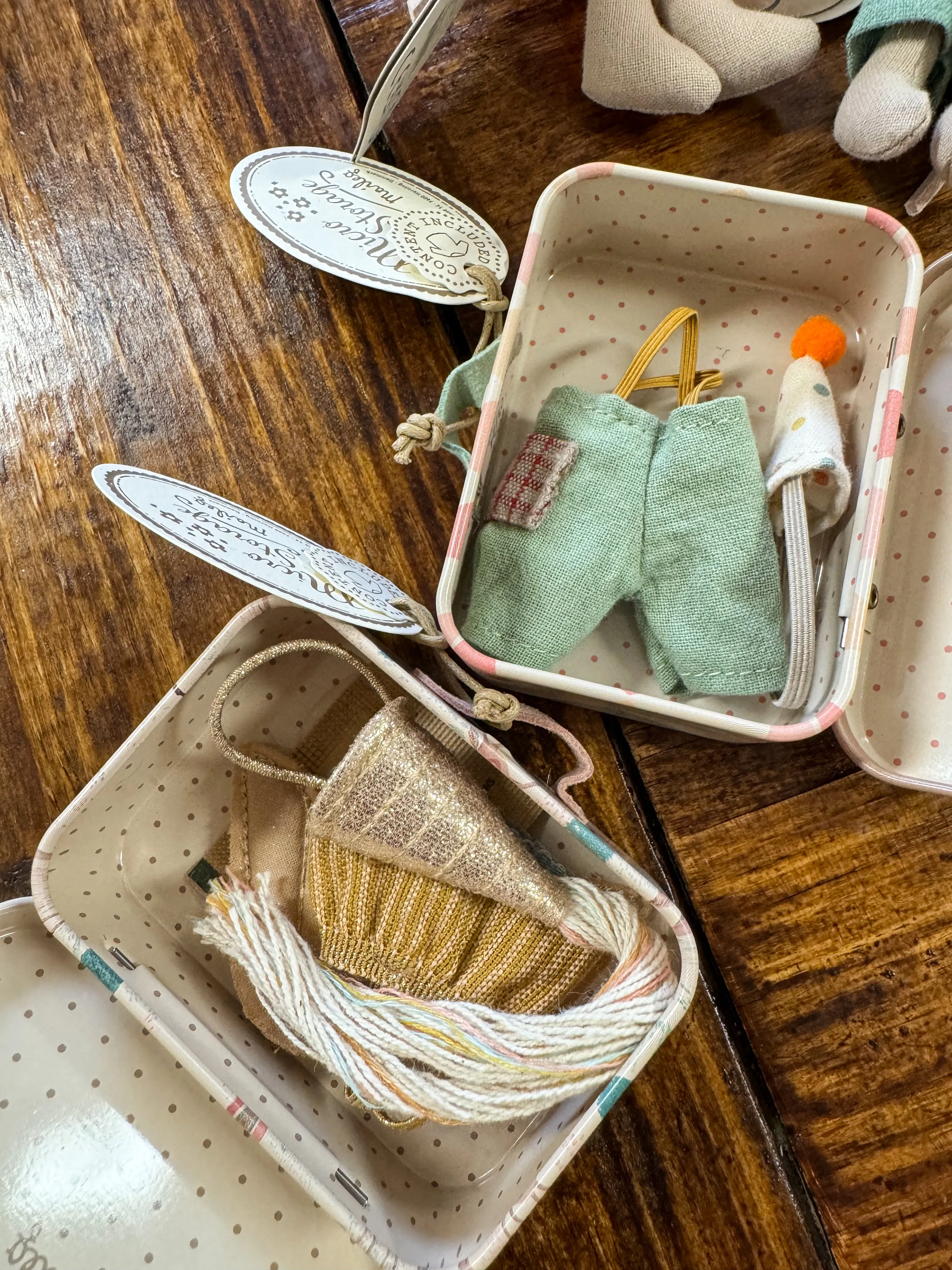 Fairy Clothes in Suitcase, Little Sister Mouse