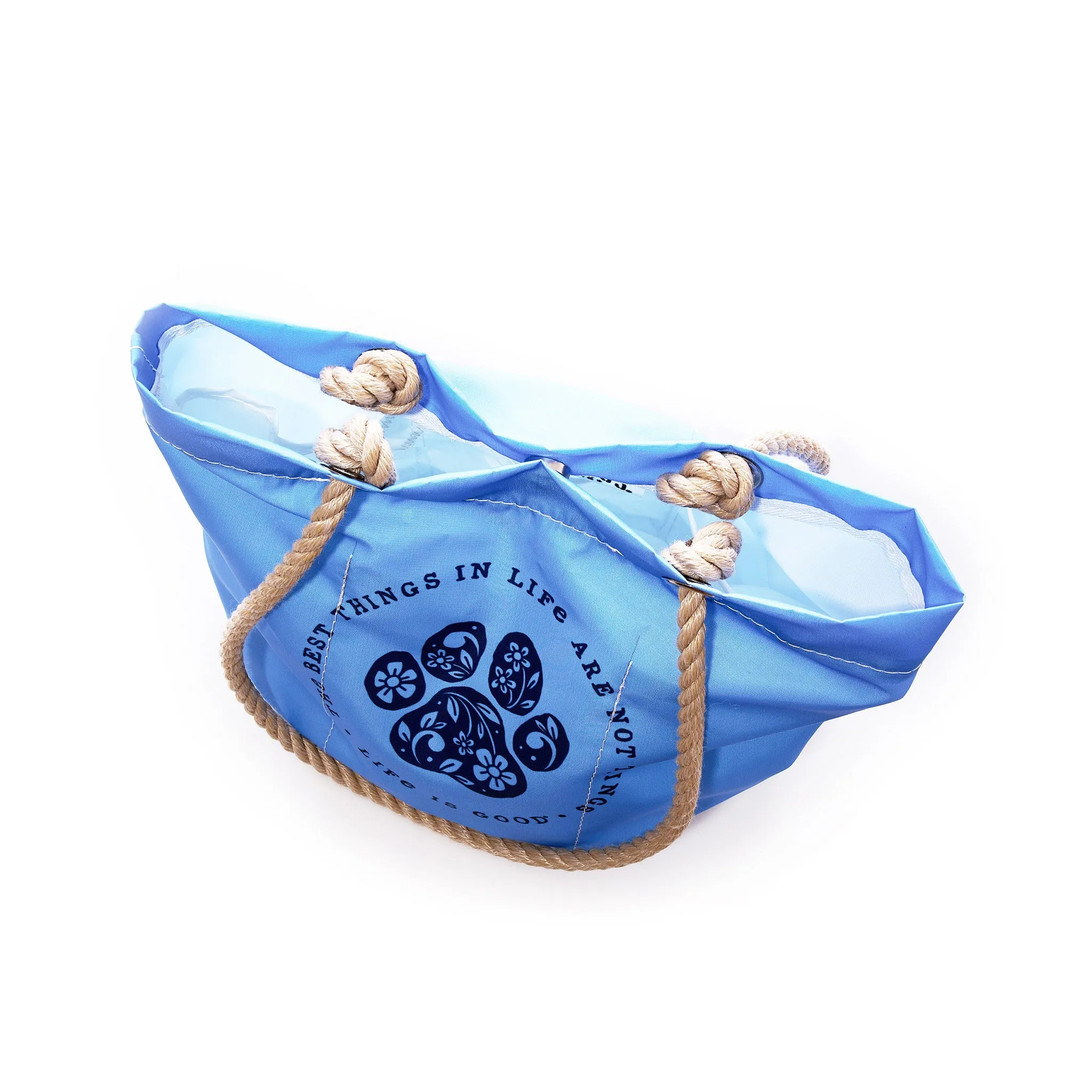 Floral Paw Print Sea Bags Essential Hand Bag Life is Good