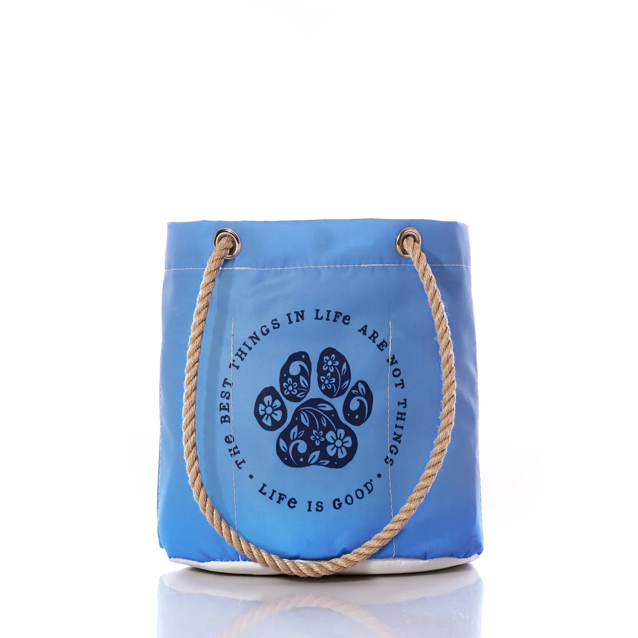 Floral Paw Print Sea Bags Essential Hand Bag Life is Good