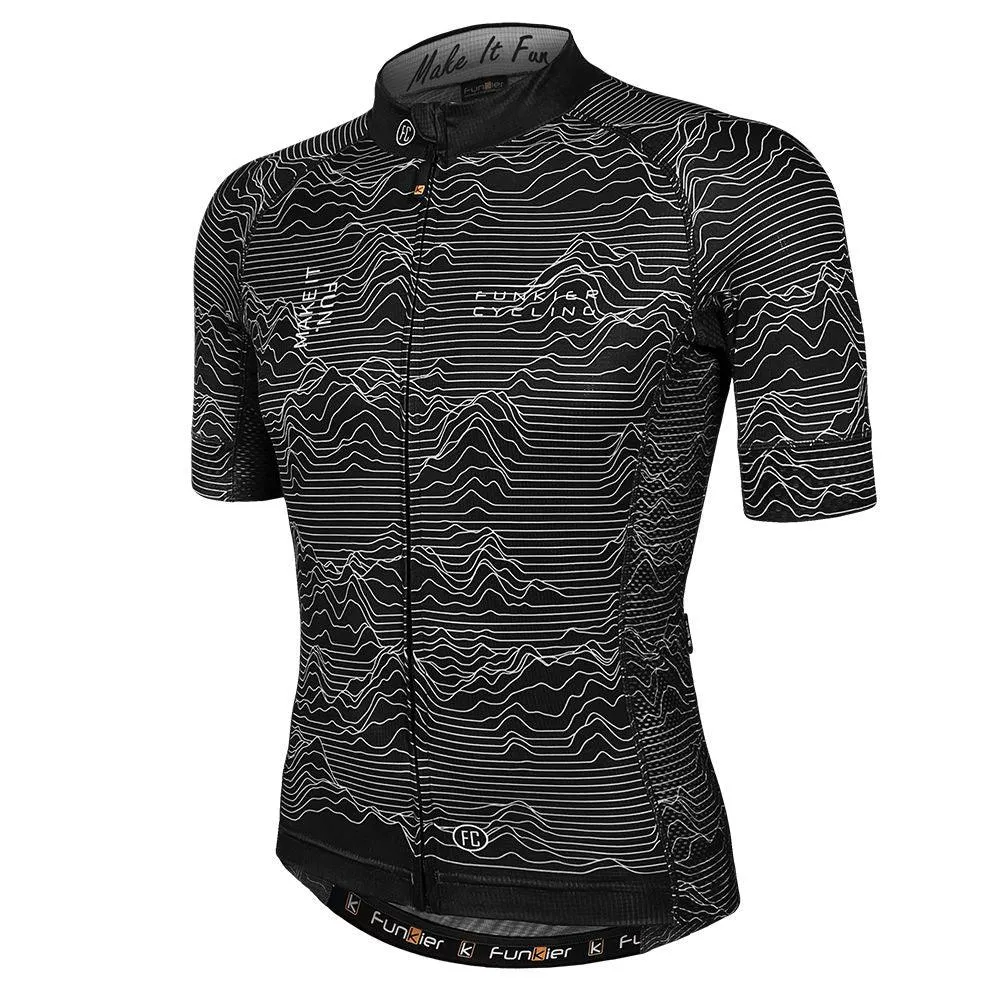 Funkier Rossini Pro Mens Cycling Jersey (Black)