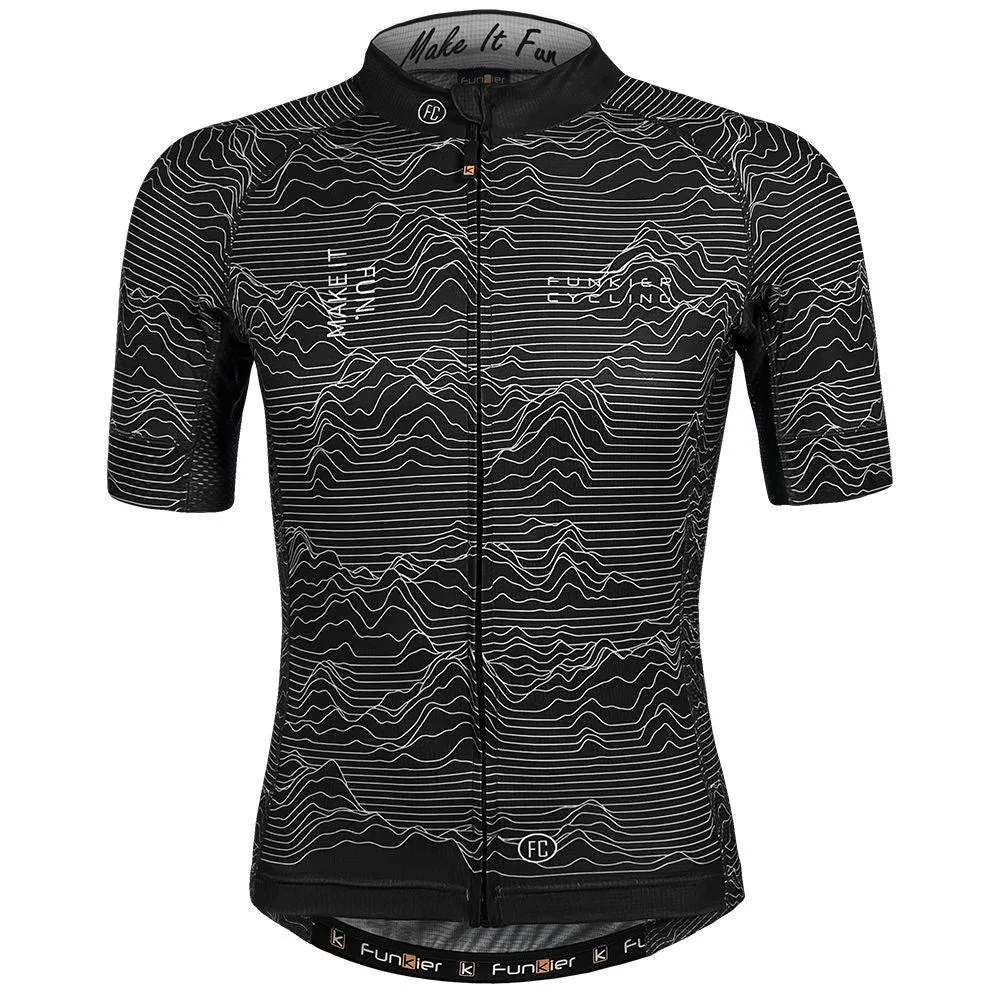 Funkier Rossini Pro Mens Cycling Jersey (Black)