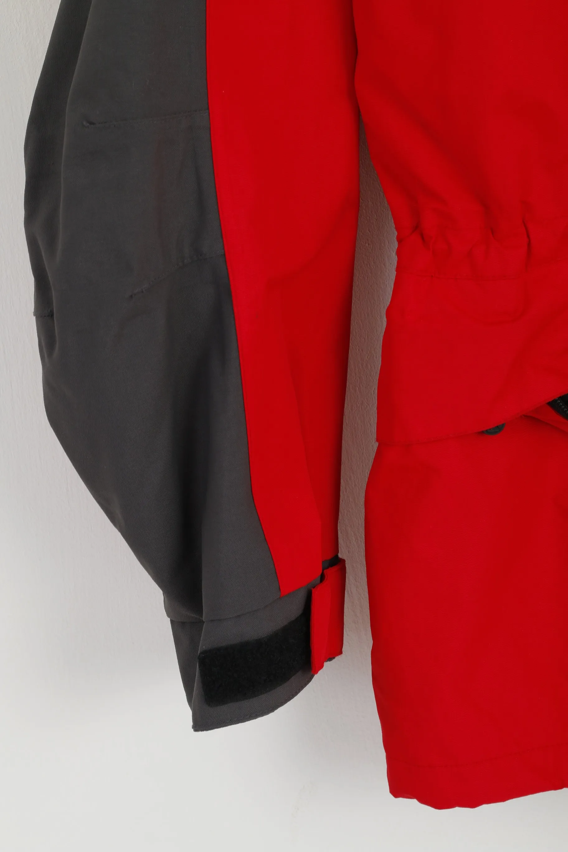 GAUPA Men M Jacket Red Nylon Outdoor Mountain Waterproof Full Zipper Top