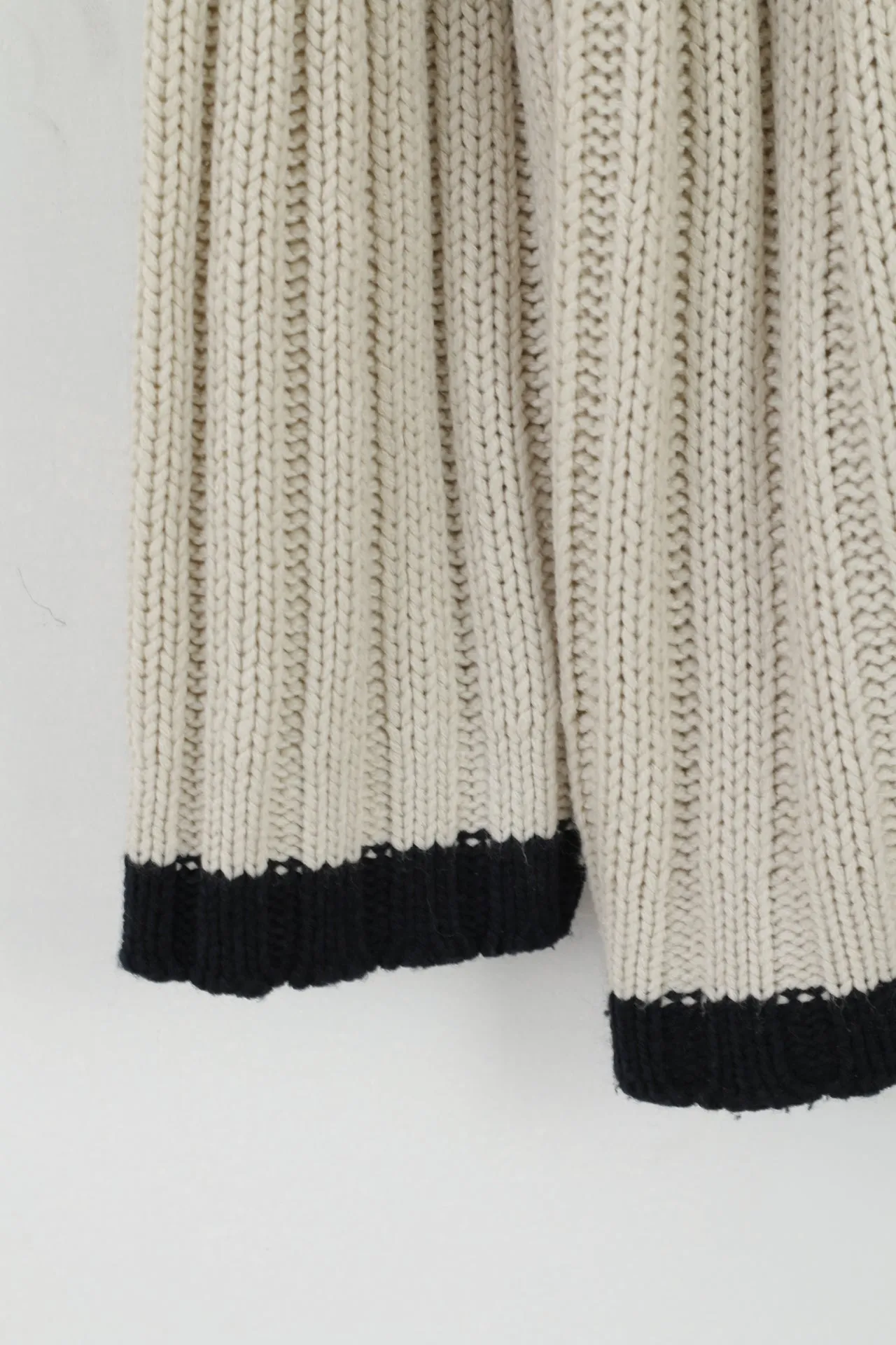 Giorgio Armani Men XL Golf Jumper Beige Acrylic Classic Stretch Sweater