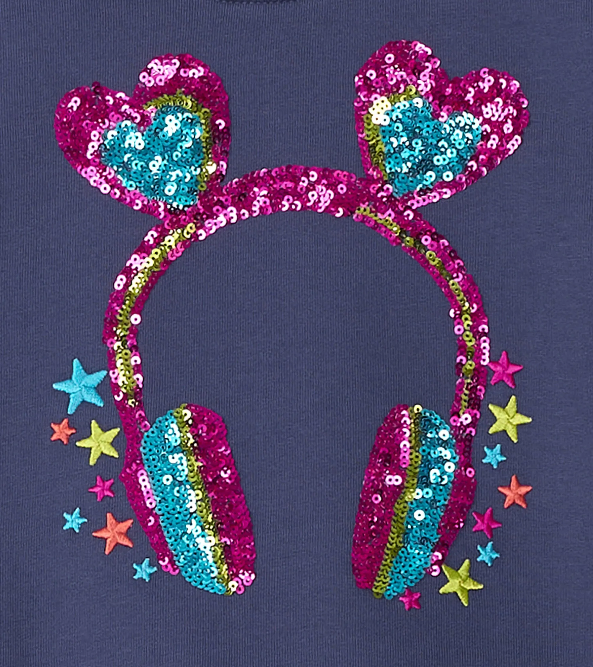 Girls Headphones Dropped Waist Dress -Hatley