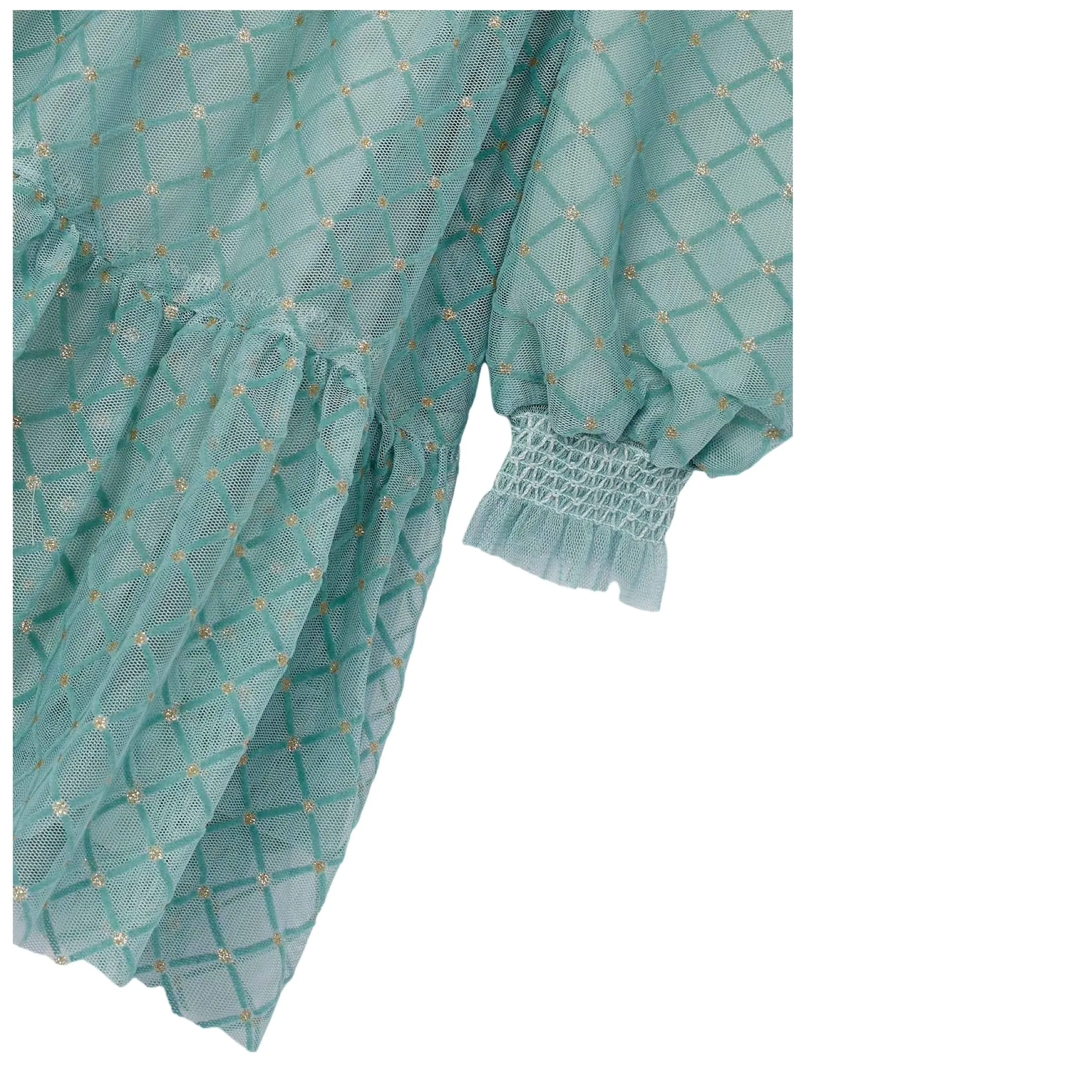Green Jade Polka Dot Tulle Dress